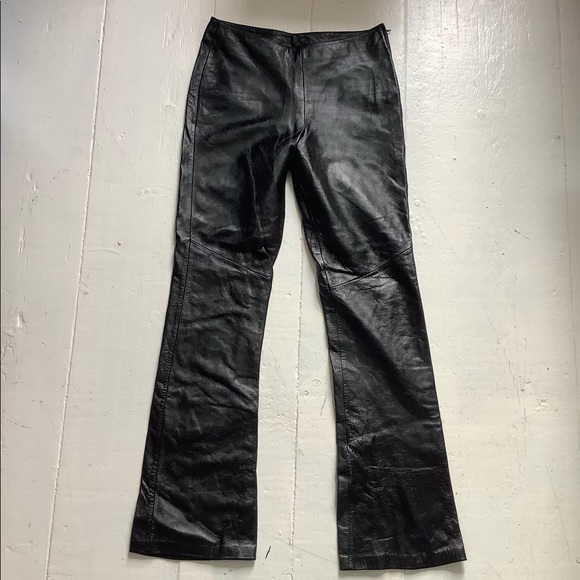 Danier Pants - Vintage Danier leather pants y2k size 4